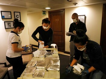 La distribución de las viandas