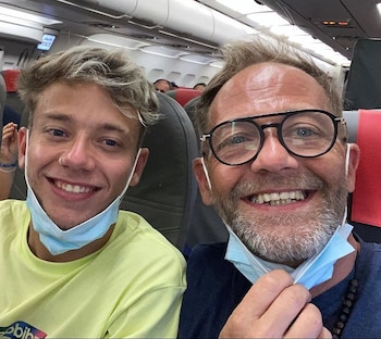 Rodolfo y Nacho en una