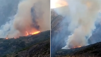 Incendio forestal se reactiva en Apurímac: pobladores de Curahuasi piden ayuda urgente para frenar el avance de las llamas