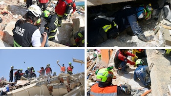USAR COL-1, el equipo colombiano de búsqueda de desaparecidos en La Guaira que rescató a menor de 11 años de los escombros de un edificio tras sismos en Venezuela