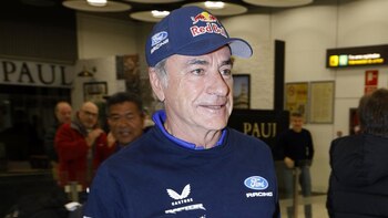 Carlos Sainz, su cariñoso reencuentro