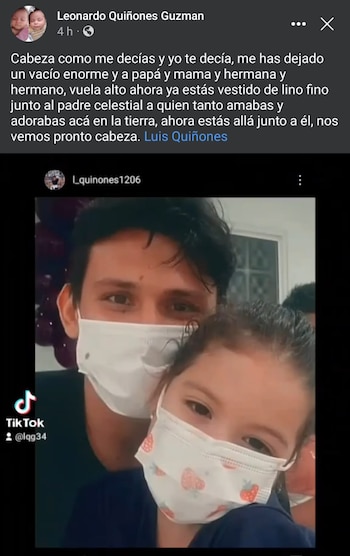 El hermano del boxeador Luis