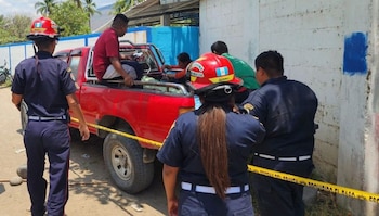 Tres jóvenes, originarios de la aldea El Guayabito, perdieron la vida por asfixia tras sumersión en el Río Paz. (Cortesía: Bomberos Municipales Departamentales)
