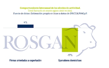 Actividad de la industria frigorífica