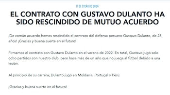 Riga FC anunció que rescindió