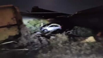 Se descarriló tres con autos