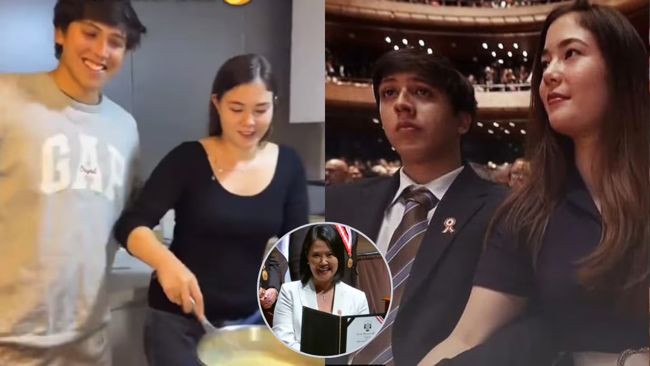 Kyara Villanella: ¿Quién es Adrián Harboe, su novio presente en el primer acto oficial de Keiko Fujimori?