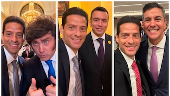Mauricio Gómez Amín habló con los presidentes de Argentina, Ecuador y Paraguay en la posesión de Keiko Fujimori en Perú