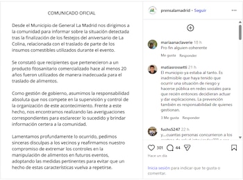 Escándalo en una localidad bonaerense: usaron baldes de glifosato para transportar comida en la Fiesta del Chorizo a la Pomarola