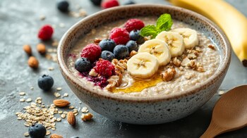 El porridge de quinoa con