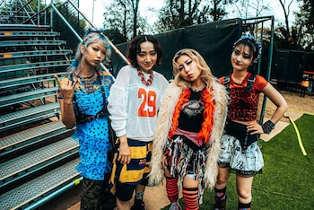 El cuarteto femenino Hanabie., referente