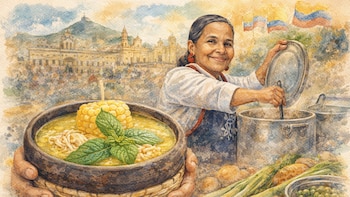 El ajiaco santafereño: entre guascas, papas y memoria, el relato vivo de Bogotá desde sus cocinas populares