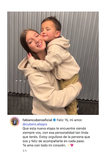 El mensaje de Fabián Cubero