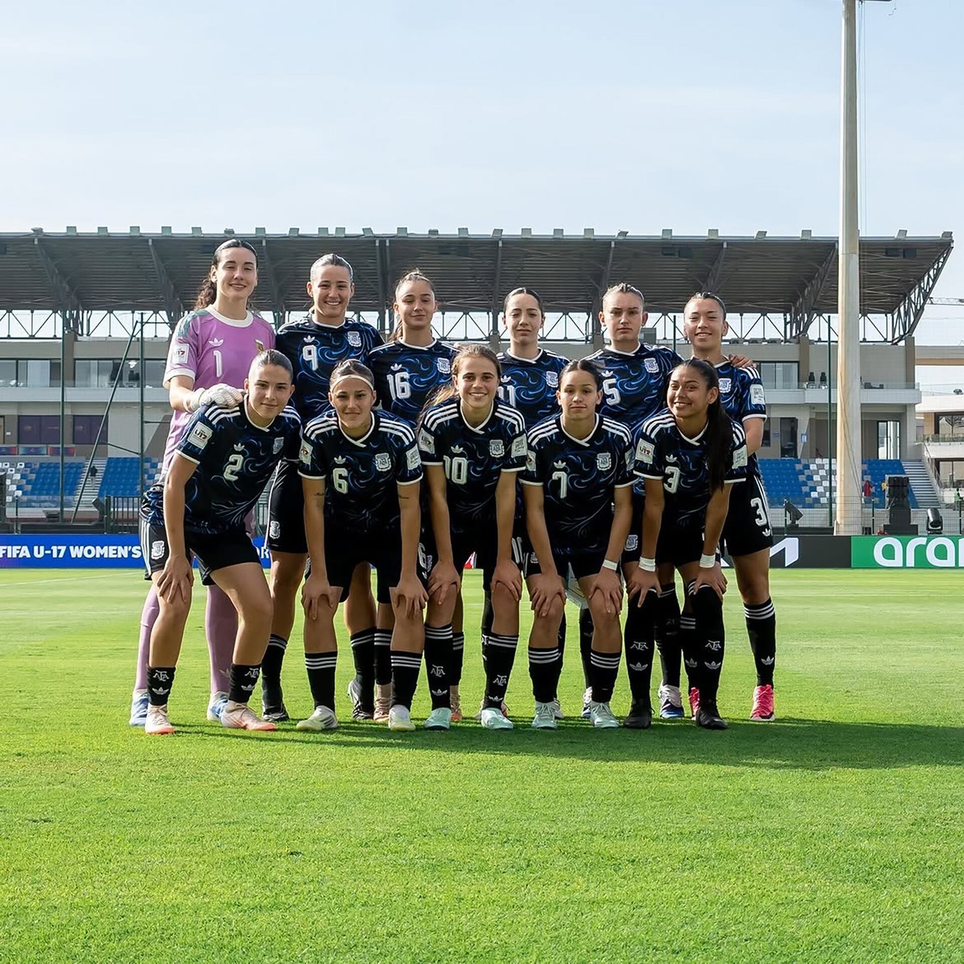 El conjunto argentino se impuso en el comienzo y Alemania remontó el resultado (@Argentina)