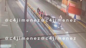 Un hombre en presunto estado