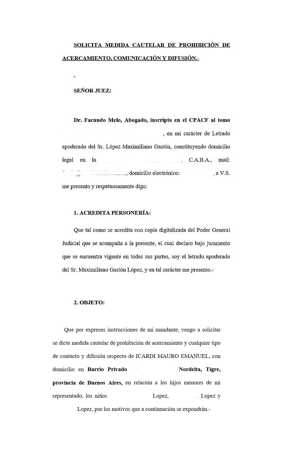 La presentación de Maxi López