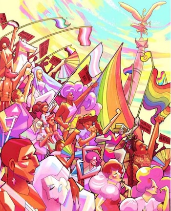 Cartel oficial para la marcha