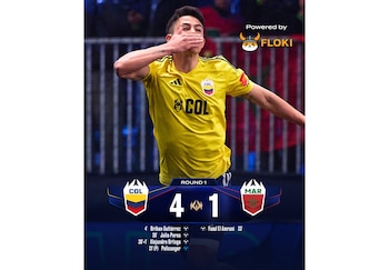 El equipo colombiano comenzó con