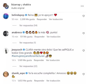 Distintas celebridades se declararon "Team