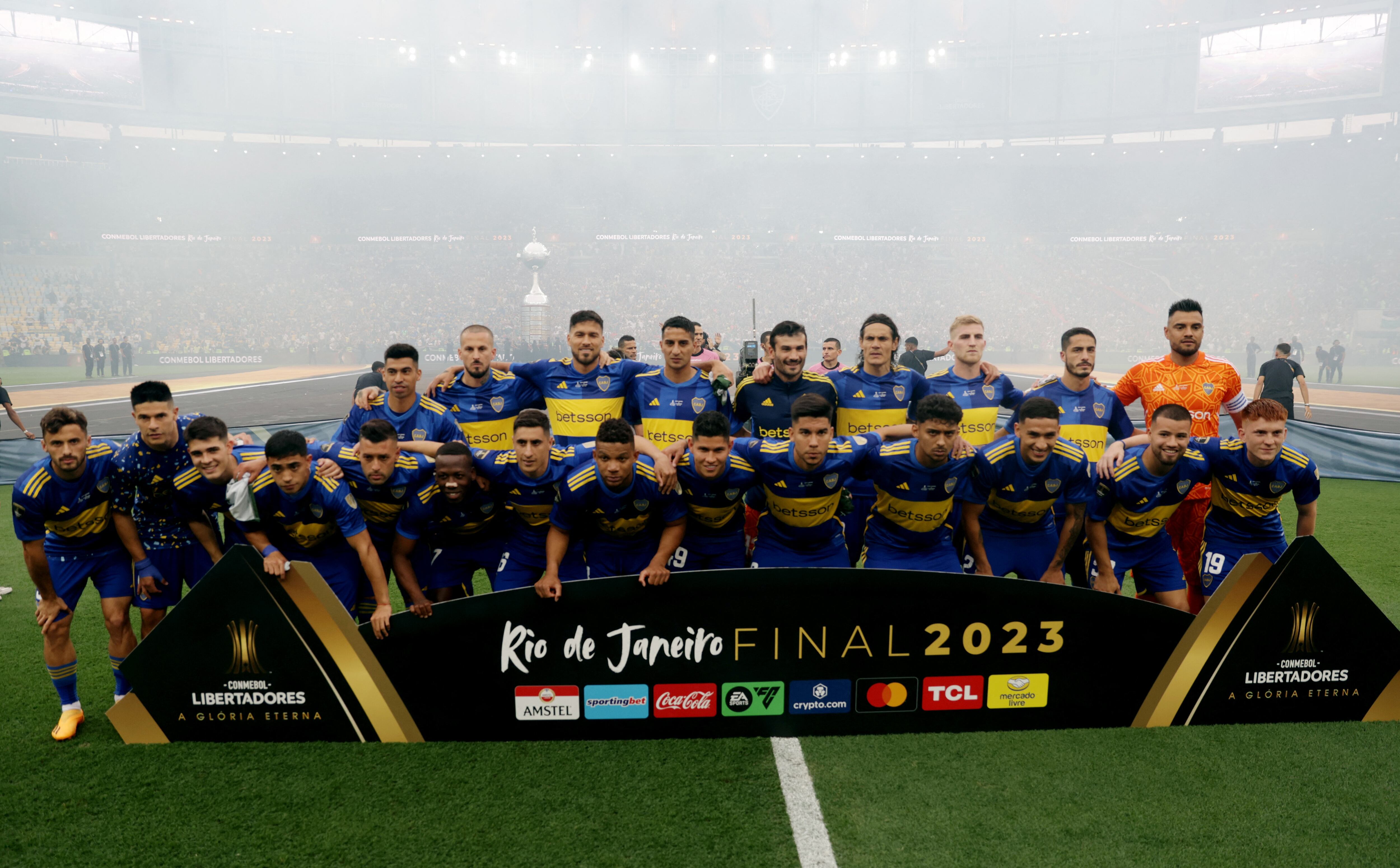 Quedan pocos jugadores en Boca de los que afrontaron la final de la Libertadores 2023 (REUTERS/Ricardo Moraes)