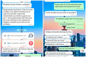 El conflicto escaló en redes