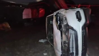 Se descarriló tres con autos