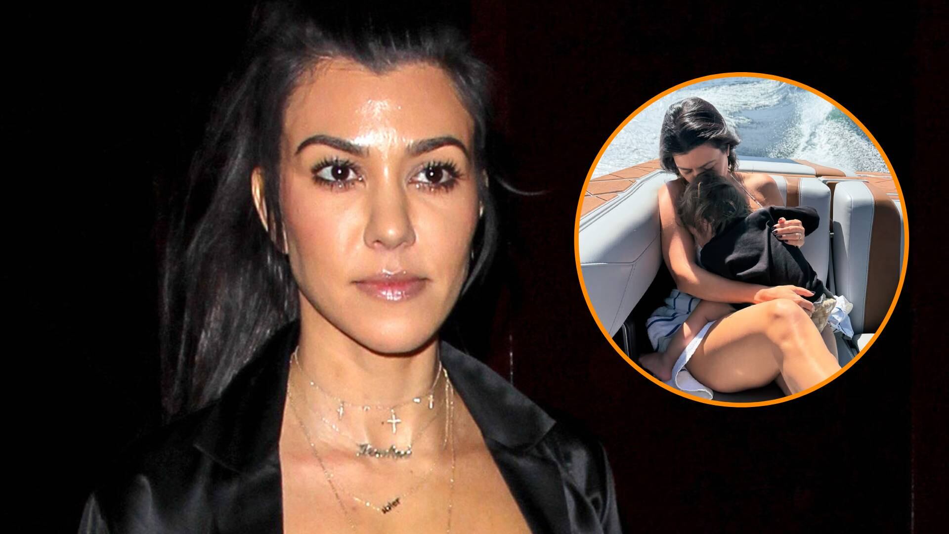 Kourtney Kardashian reveló los hábitos que sigue para poder amamantar a su hijo Rocky. (Grosby/Instagram/@kourtneykardash)