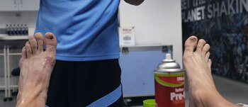 Los pies de Erling Haaland