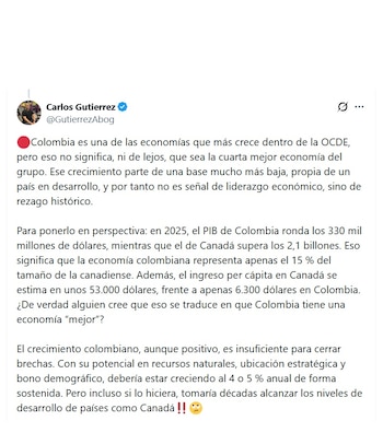 Carlos Gutiérrez, abogado, dice que
