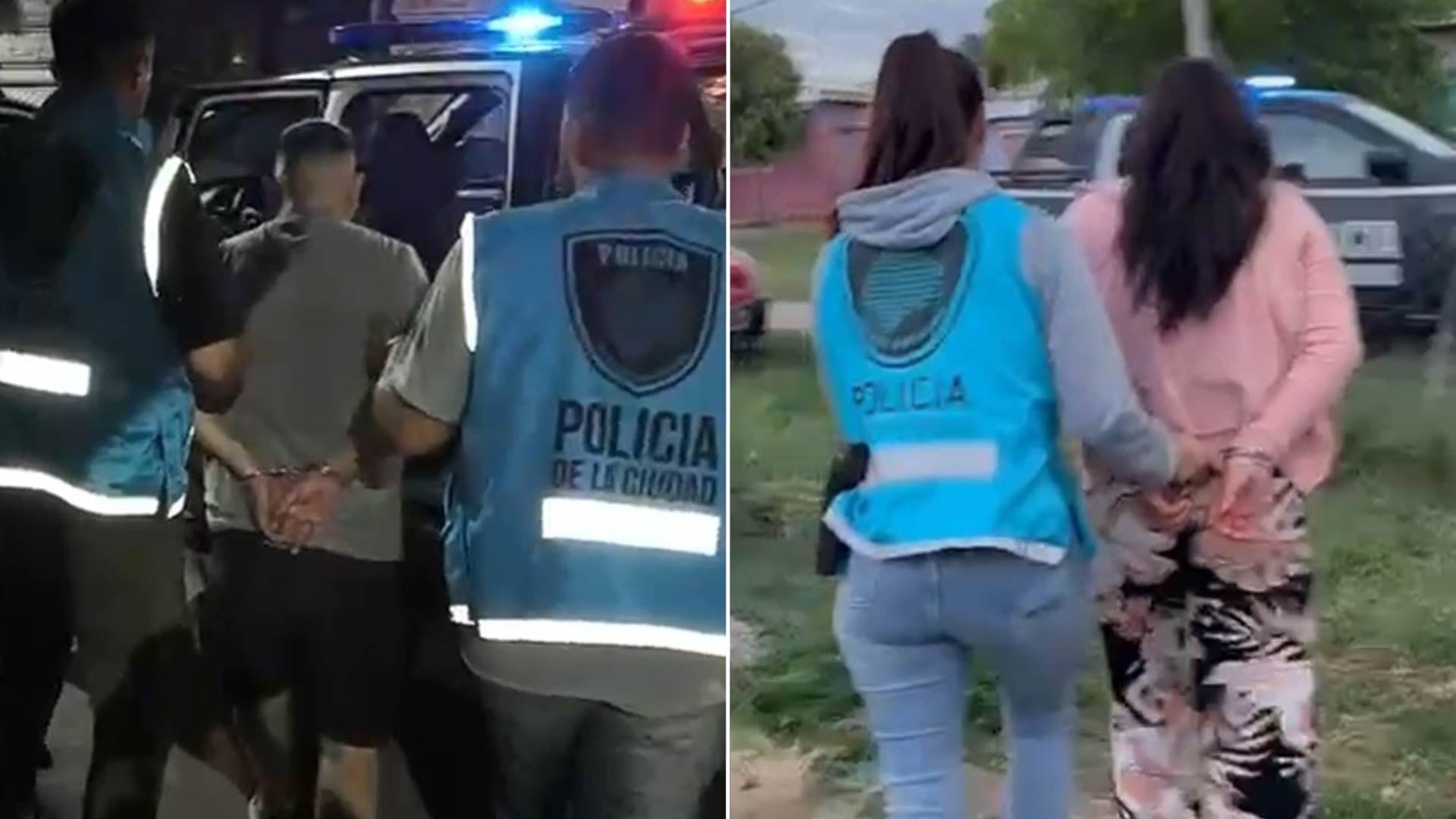 Los dos detenidos por los agentes de la Policía de la Ciudad