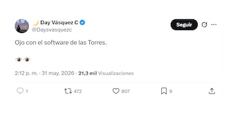 Day Vásquez volvió a dejar insinuaciones sobre el papel de Euclides Torres