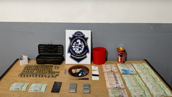 Los objetos que fueron decomisados