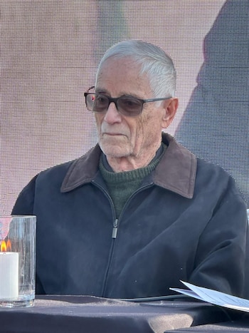 La emoción del Mago de Alta Gracia en su merecido homenaje (Crédito: Gentileza Raúl Barceló)