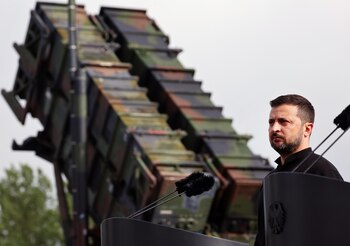 El presidente ucraniano, Volodímir Zelensky,