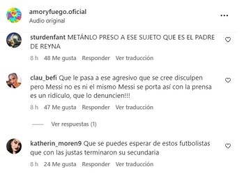 Comentarios critican actitud de padre