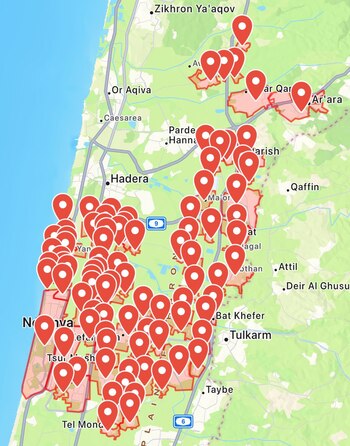 Mapa de las sirenas anti