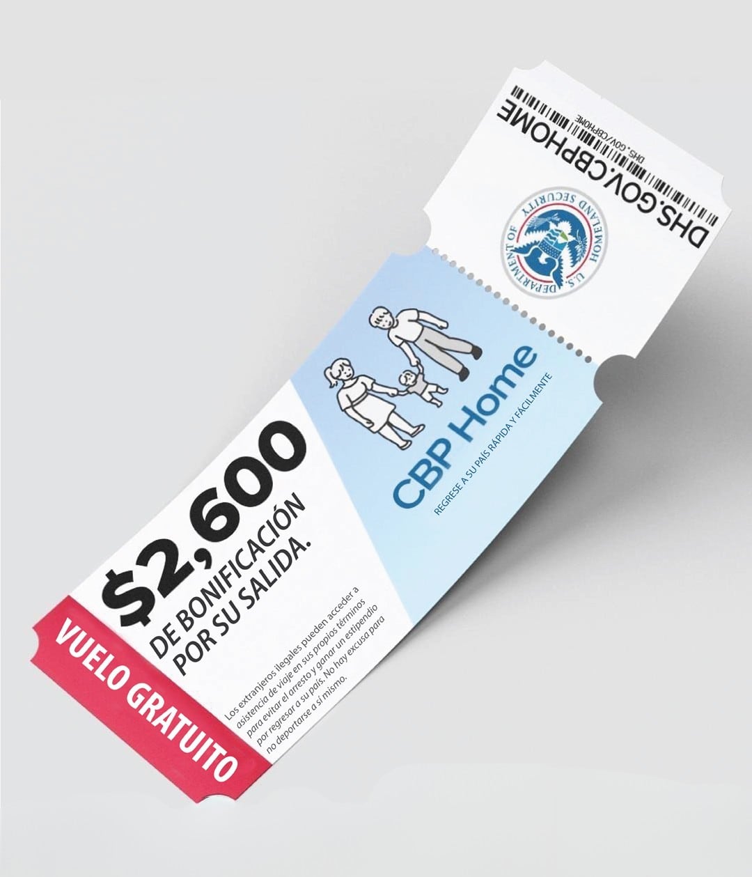 Los participantes en CBP Home pueden recibir asistencia para organizar el viaje y acceder a un pago de 2.600 dólares tras llegar a su país de destino (Instagram: @embajadaeeuuarg).