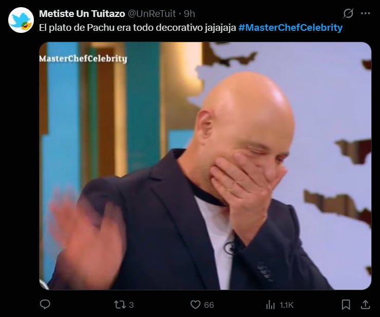Las habilidades culinarias de Pachu Peña se robaron la atención del público