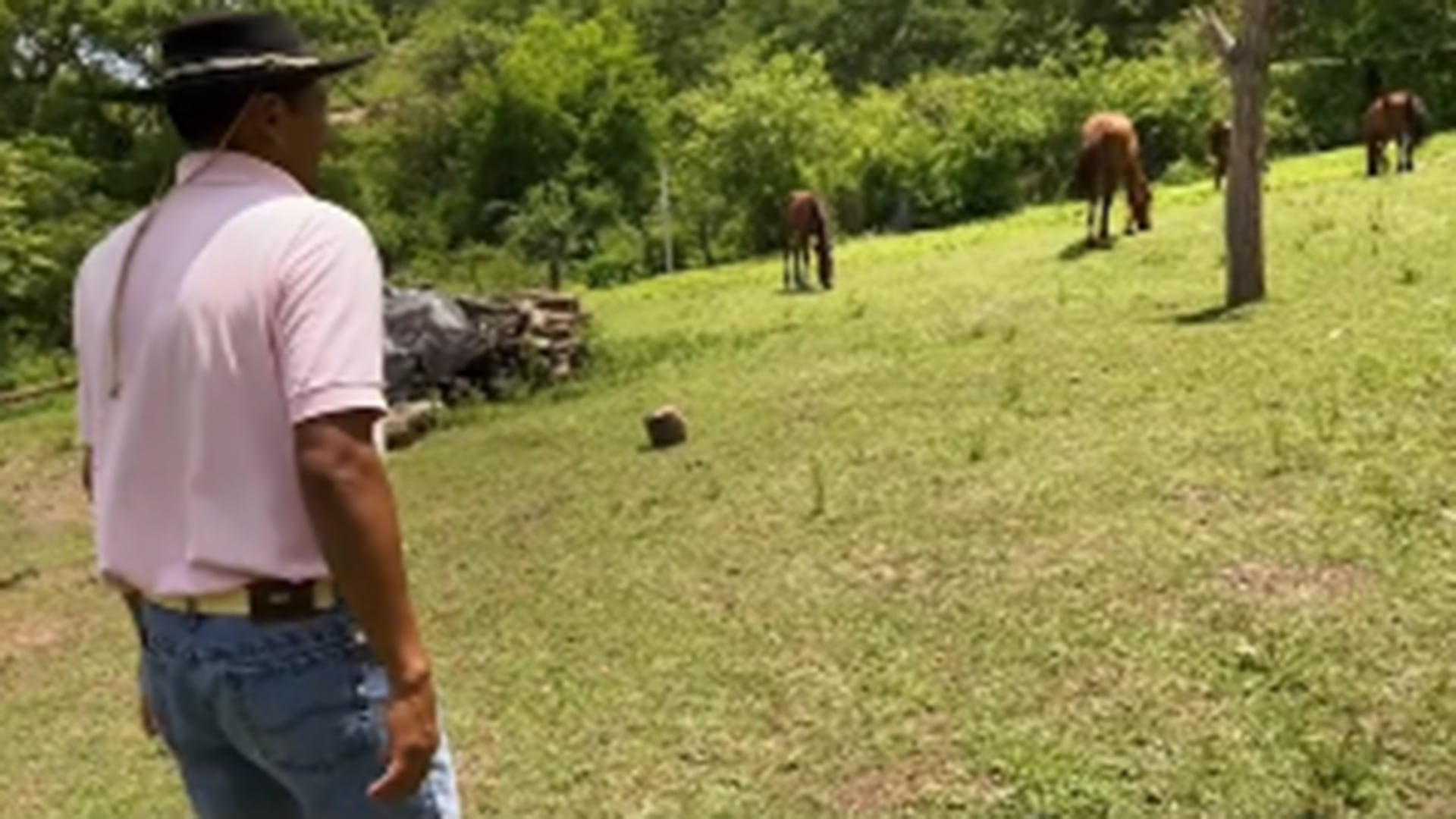 A Clemente le gusta disfrutar de la naturaleza y andar a caballo