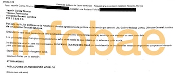 Los pobladores advirtieron que el suministro no llegó por los canales oficiales y dejaron por escrito su reclamo, al subrayar que no piden castigos sino una solución inmediata al problema