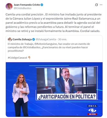 El candidato presidencial respondió a