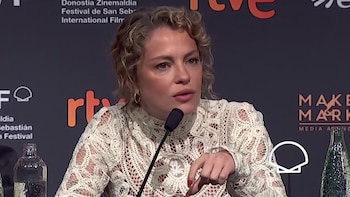 Dolores Fonzi habló en el Festival de San Sebastián del momento de la cultura en la Argentina: “Es gente desalmada gobernando”
