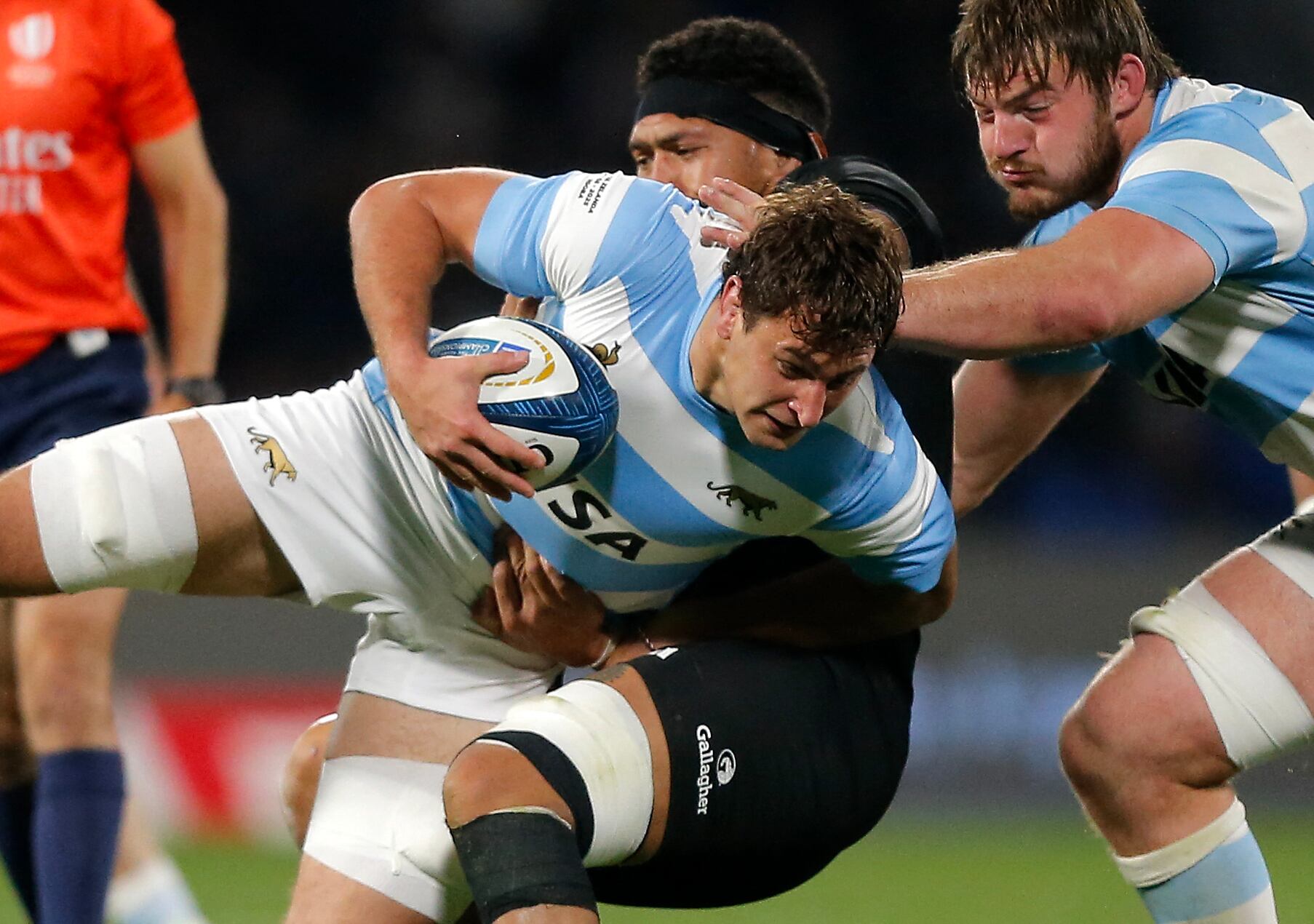 Los Pumas llegan de ganarle a los All Blacks (Photo by Diego LIMA / AFP)