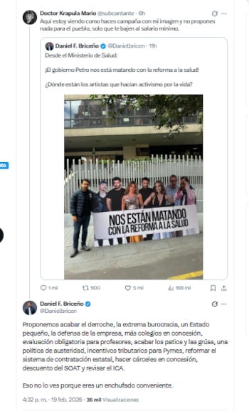 Daniel F. Briceño respondeu