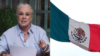 Laura Zapata entonó una estrofa poco conocida del himno, lo que dio pie a especulaciones sobre una probable multa contra la actriz.