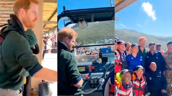 El príncipe Harry en acción: patrulló en altamar para combatir el comercio ilegal silvestre en Sudáfrica