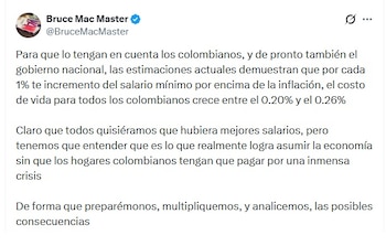 Bruce Mac Master, presidente de