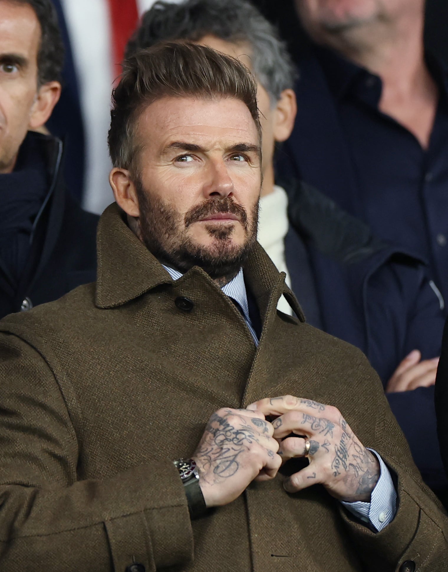 David Beckham revolucionó la moda masculina al incorporar la barba en su imagen personal (REUTERS/Gonzalo Fuentes)
