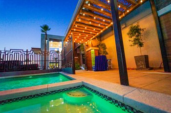 Imagen del área de jardín