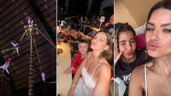 La China Suárez se divierte